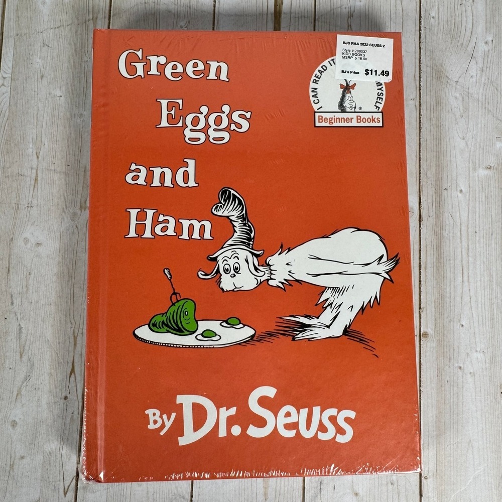 Dr.‎ Suess Green Eggs and Ham & ABC Sealed Hardcover 2022 Beginner Books
